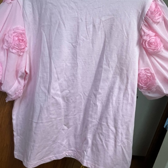 Versona Light Pink Short Sleeve Tee - Picture 6 of 7